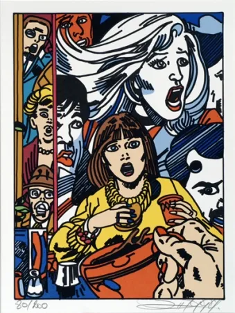 Сериграфия Erro - From the series 