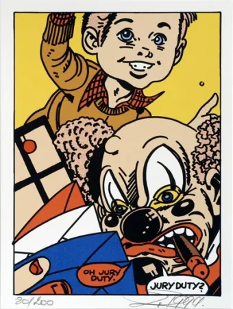 Сериграфия Erro - From the series 