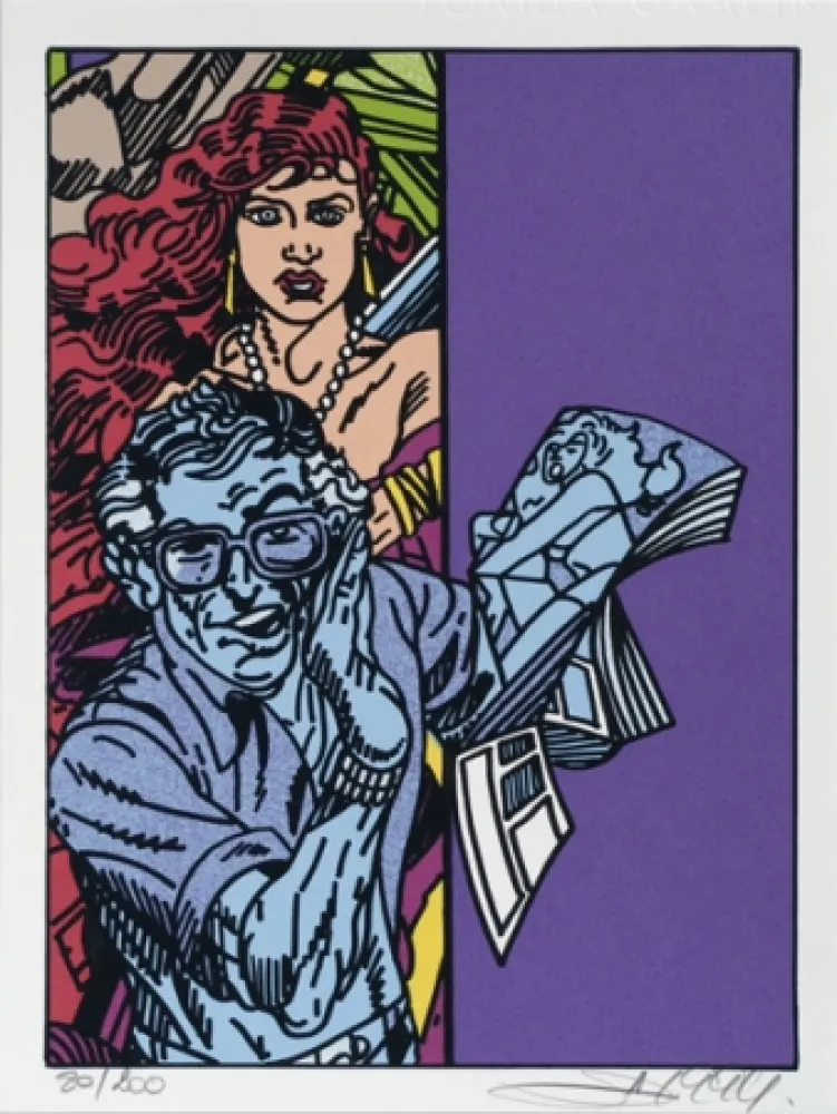 Сериграфия Erro - From the series 