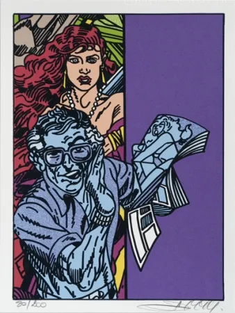 Сериграфия Erro - From the series 