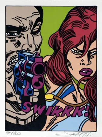 Сериграфия Erro - From the series 