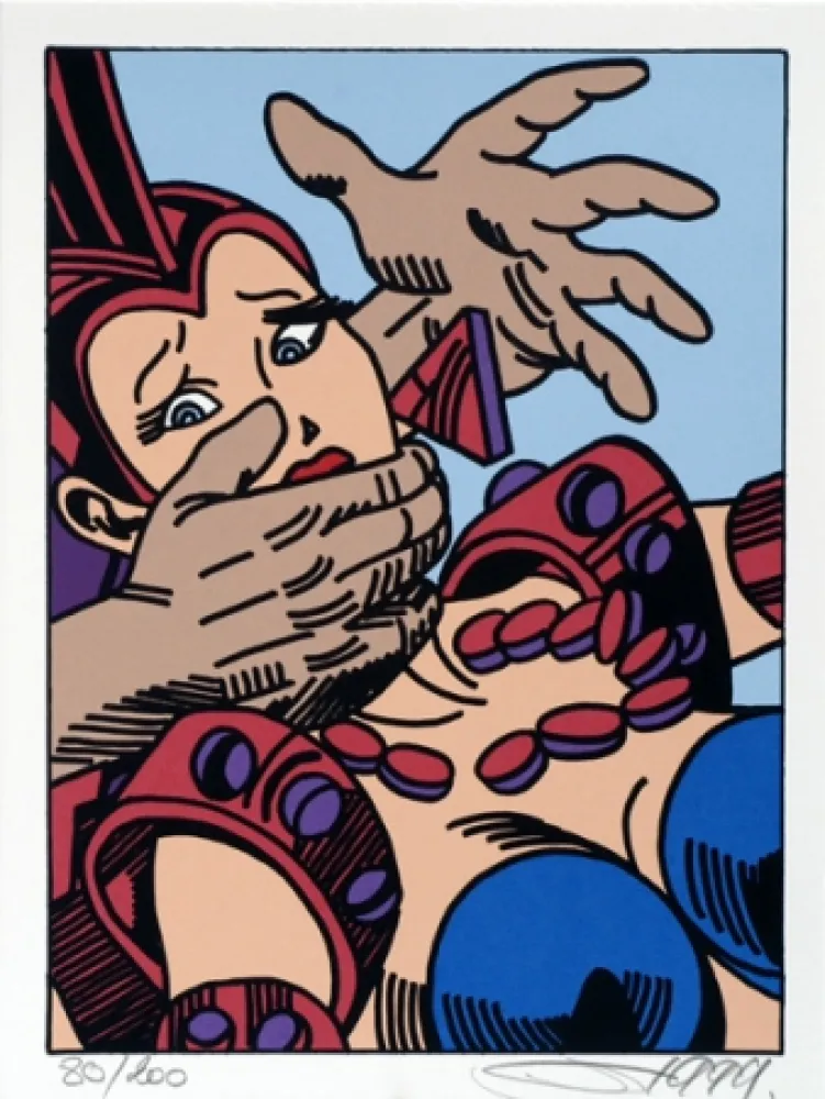 Сериграфия Erro - From the series 