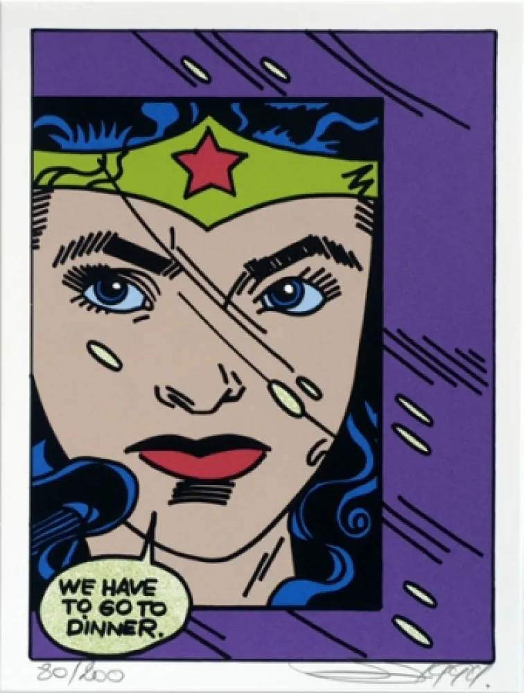 Сериграфия Erro - From the series 