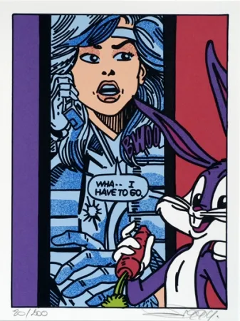 Сериграфия Erro - From the series 