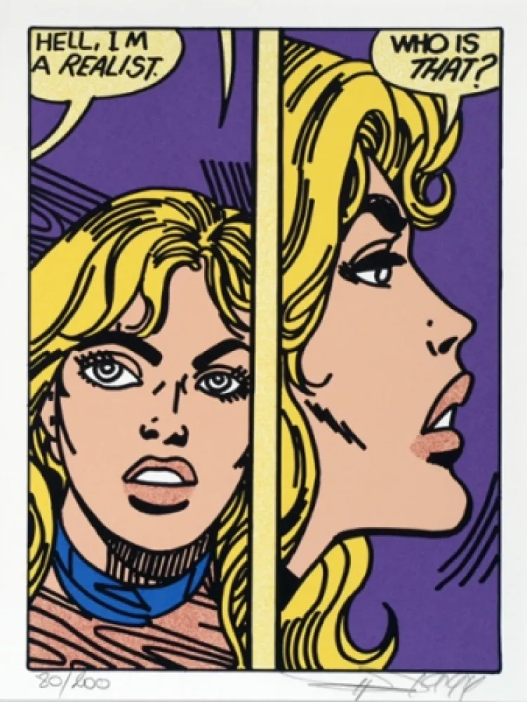 Сериграфия Erro - From the series 