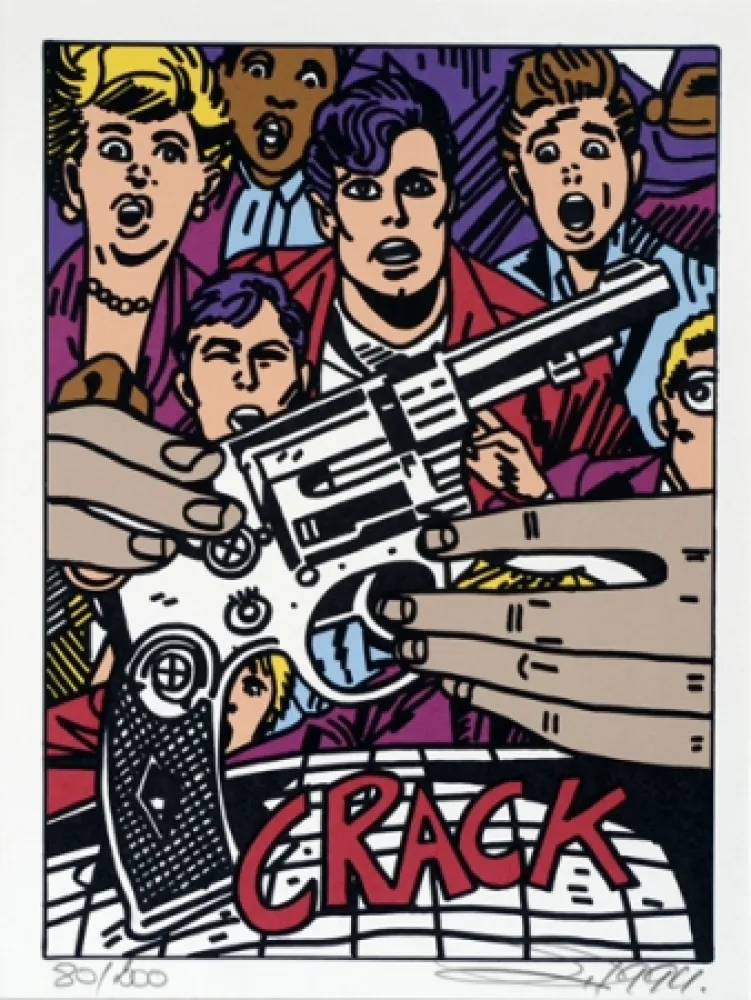 Сериграфия Erro - From the series 