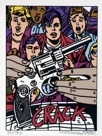 Сериграфия Erro - From the series 