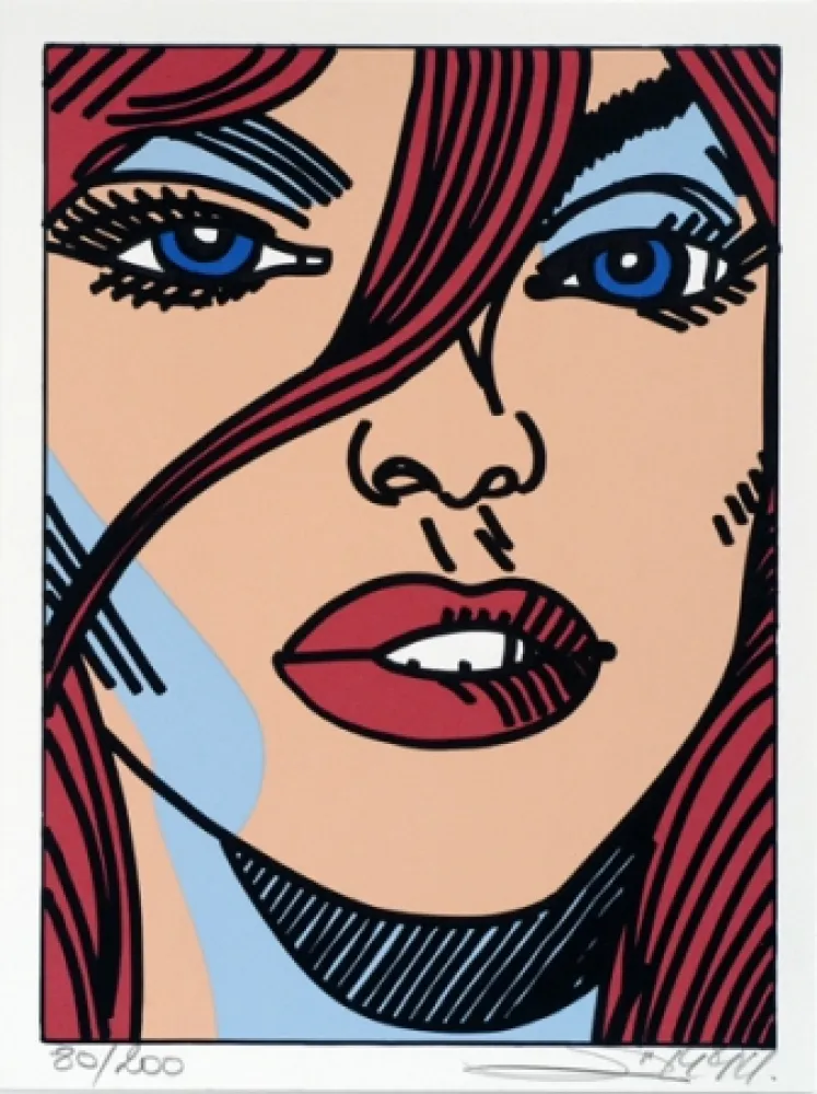 Сериграфия Erro - From the series 