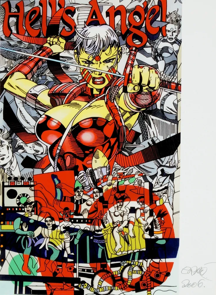 Цифровой Эстамп Erro - Hell's Angel