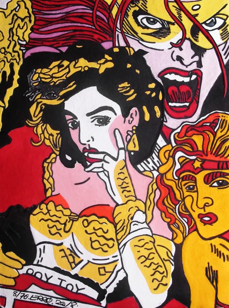 Гравюра Erro - HOLLYWOOD