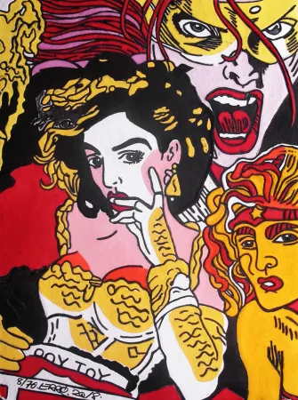 Гравюра Erro - HOLLYWOOD