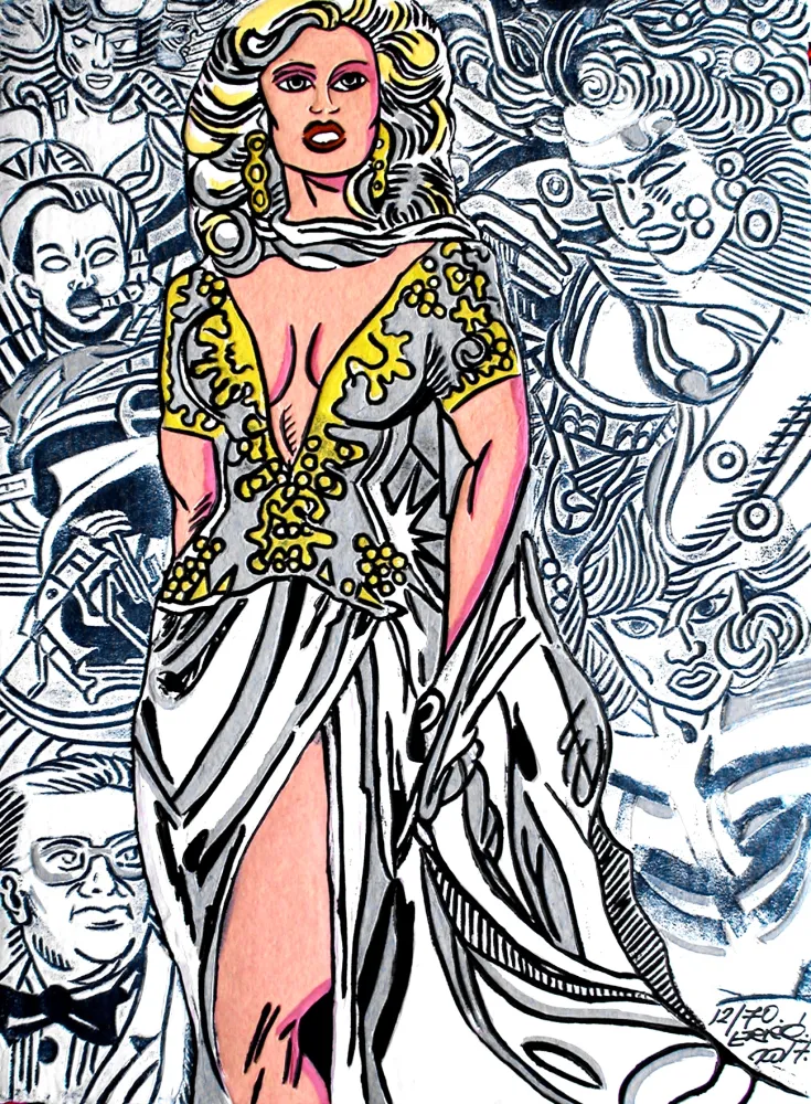 Гравюра Erro - LA MARIEE