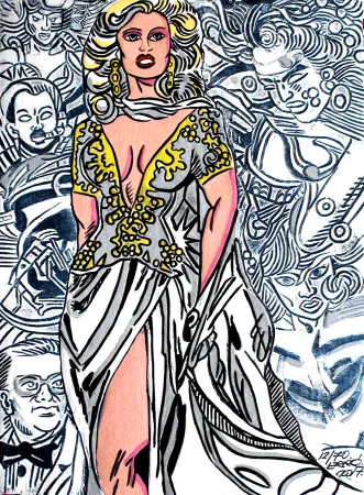 Гравюра Erro - LA MARIEE