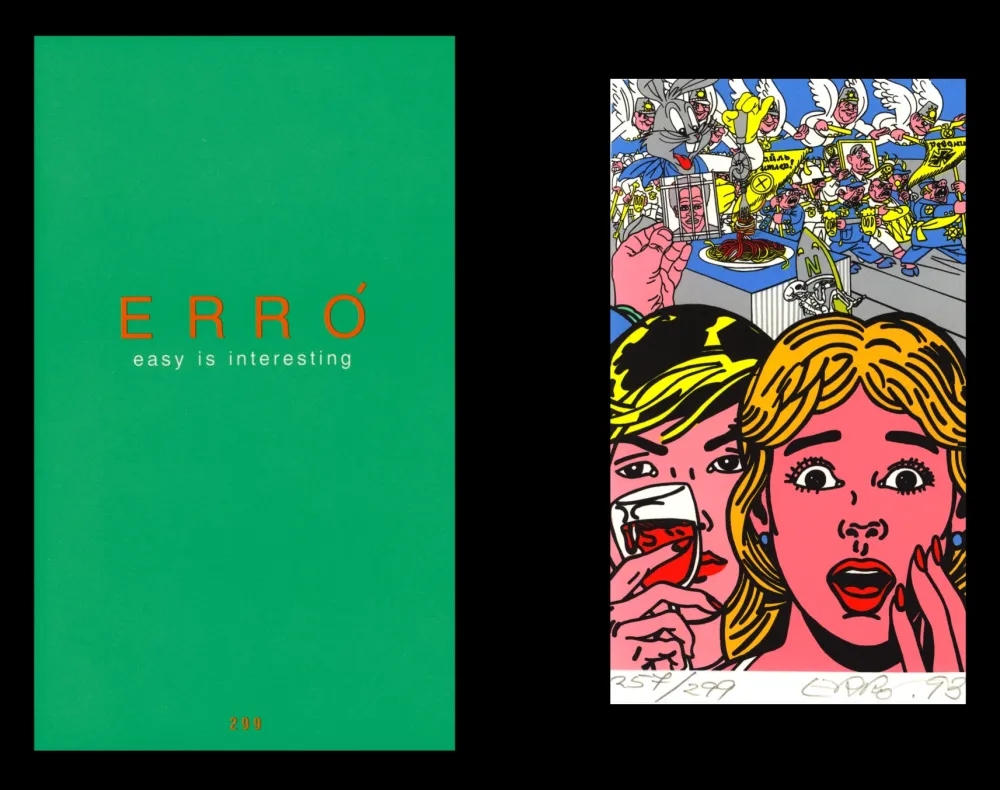 Иллюстрированная Книга Erro - L'art en écrit