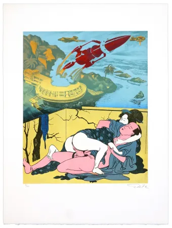 Литография Erro - Made in Japan