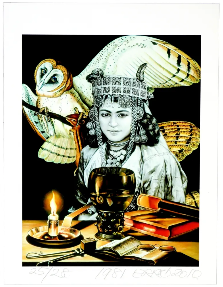 Цифровой Эстамп Erro - Minerva