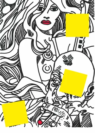 Сериграфия Erro - Nu (Collection Naked)