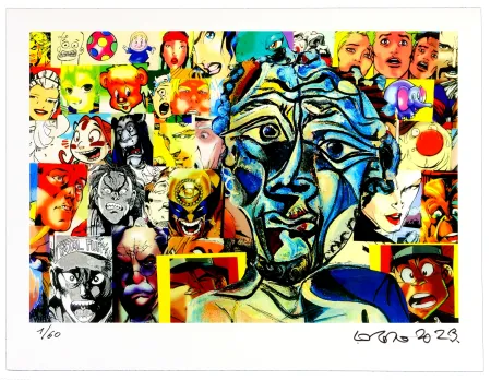 Цифровой Эстамп Erro - Sans titre