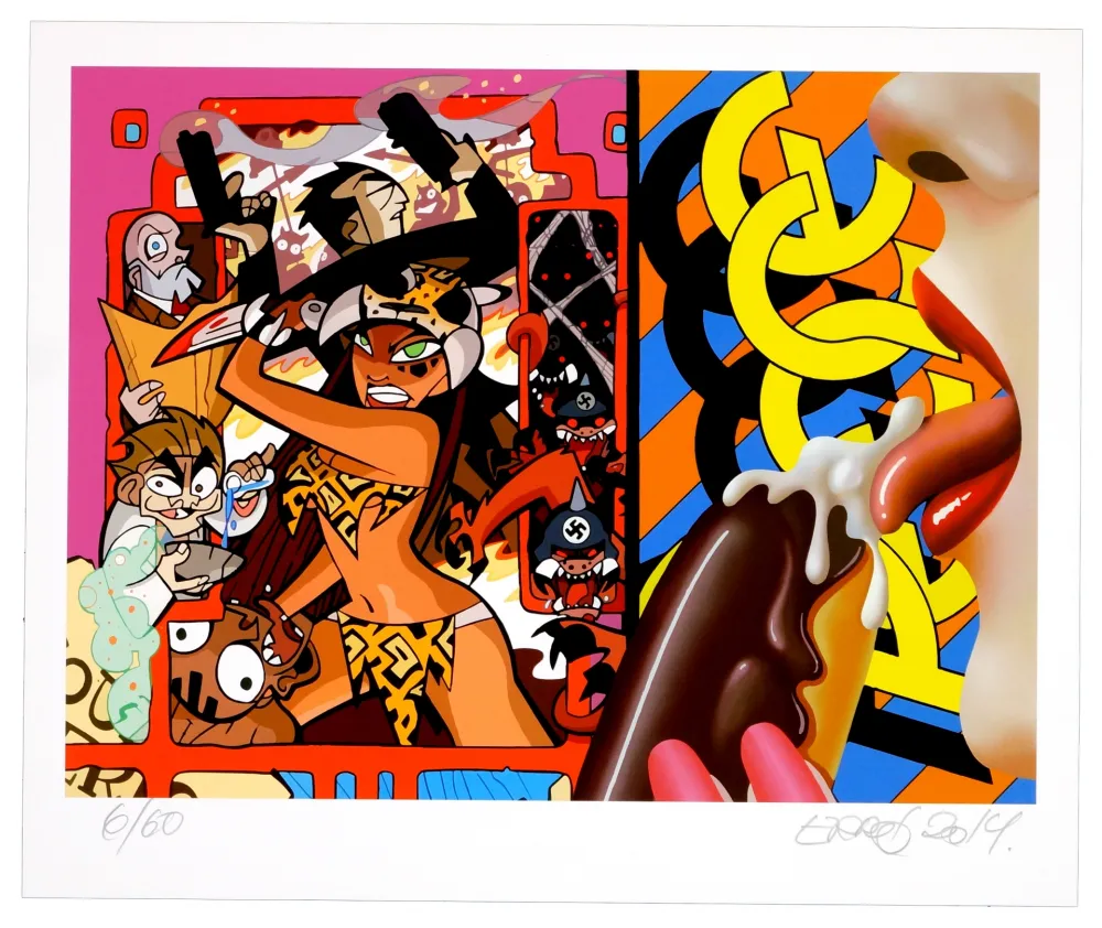 Цифровой Эстамп Erro - Sans titre