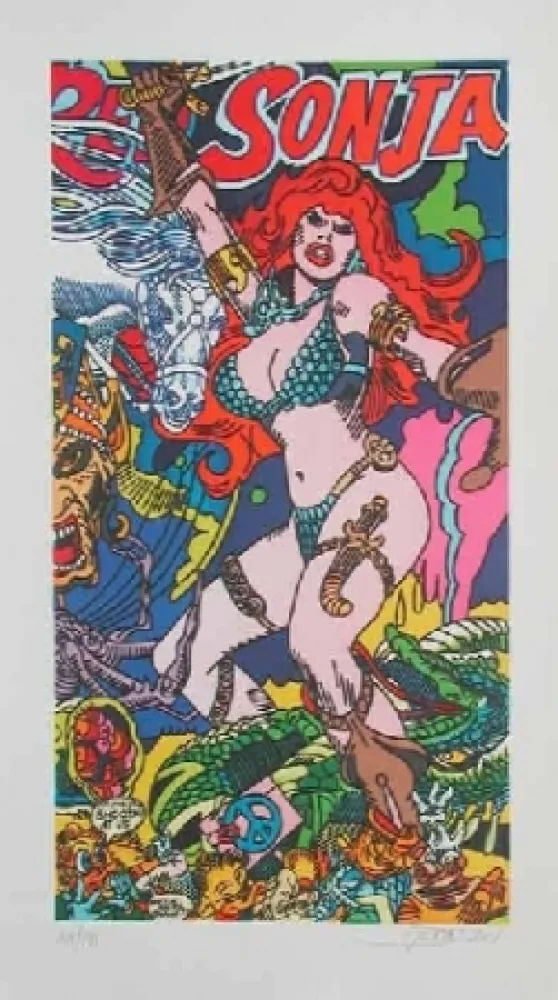 Литография Erro - Sonia