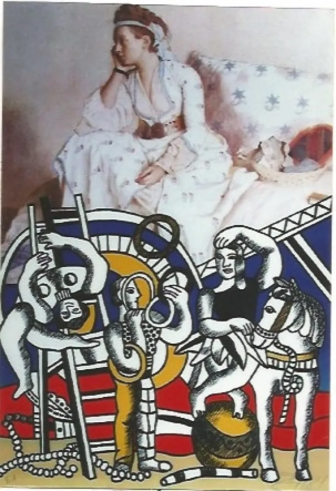 Литография Erro - Symbiose