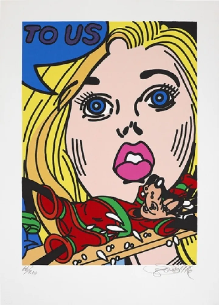 Сериграфия Erro - To us to