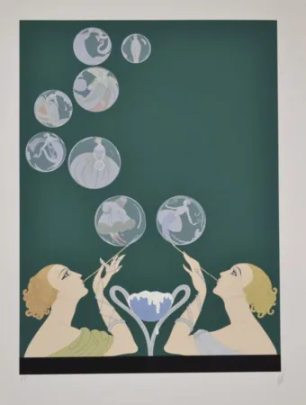 Многоэкземплярное Произведение Erte - Bubble