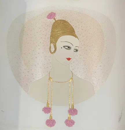 Сериграфия Erte - Carnations