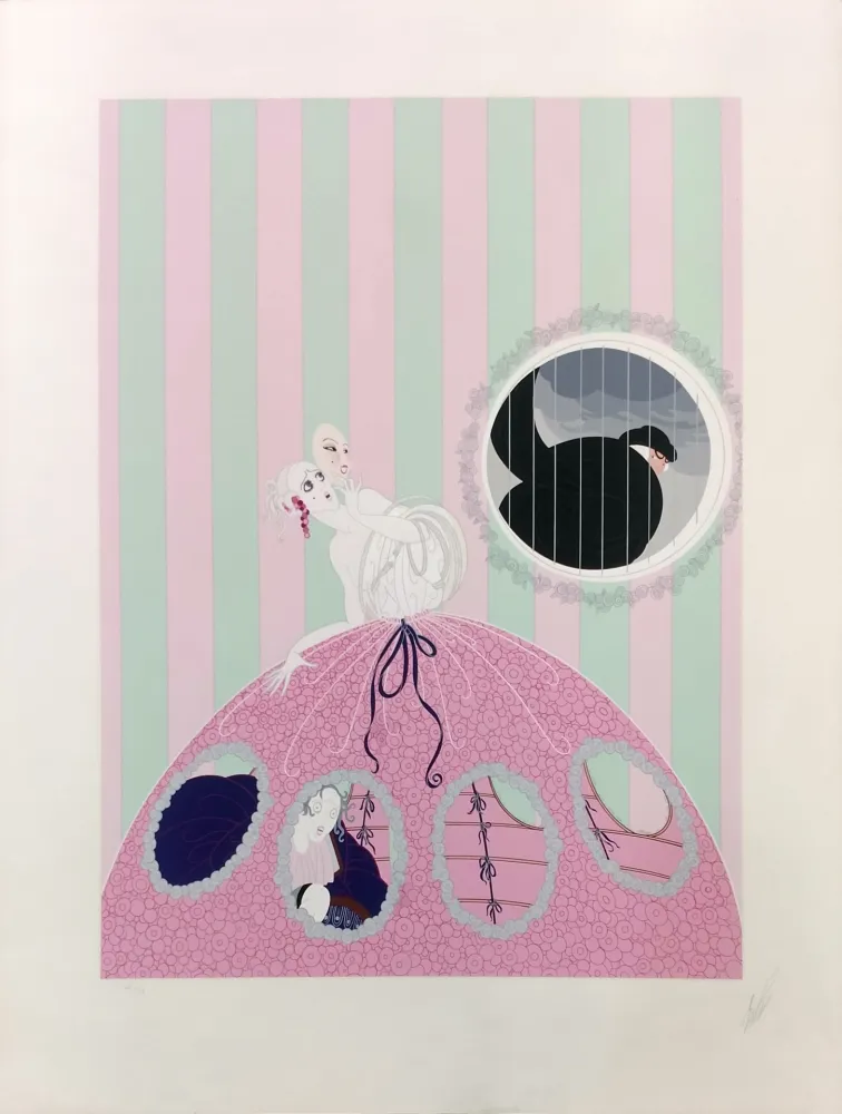 Сериграфия Erte - DECEPTION