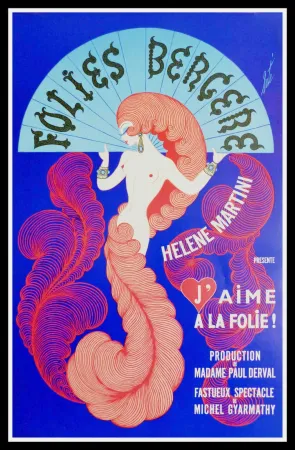 Гашение Erte - FOLIES BERGERES - Hélène MARTINI