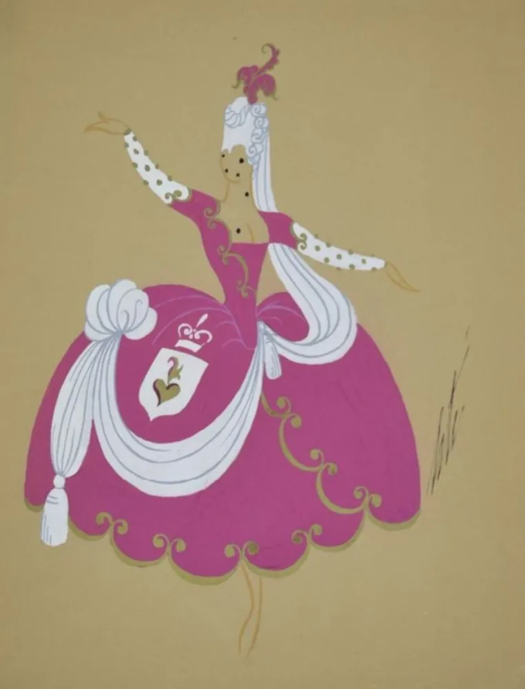 Многоэкземплярное Произведение Erte - Ma Mire L’Oge