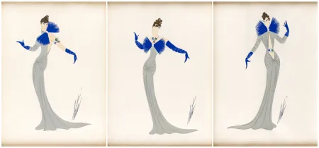 Нет Никаких Технических Erte -  Set of three Costume Designs 
