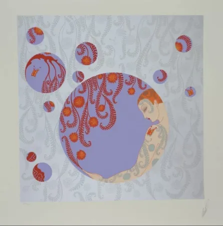 Многоэкземплярное Произведение Erte - Spring Shadow