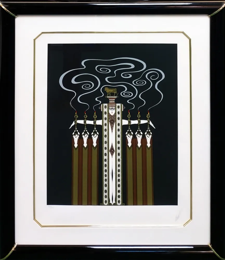 Сериграфия Erte - THE GOLDEN CALF