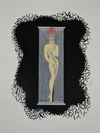 Многоэкземплярное Произведение Erte - The Numerals, Number “1”