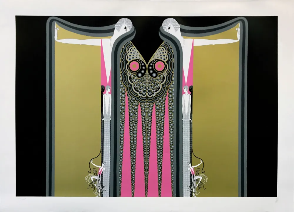 Сериграфия Erte - TWIN SISTERS