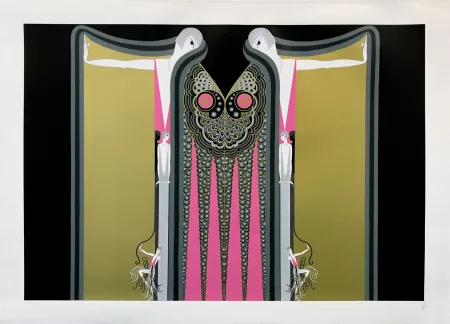 Сериграфия Erte - TWIN SISTERS