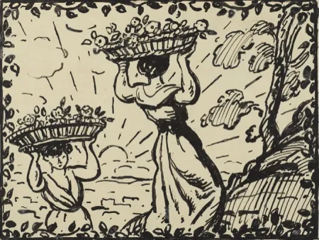 Нет Никаких Технических Espagnat (D') - La récolte des roses circa 1906