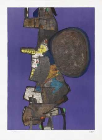 Литография Esteve - Bank Street 