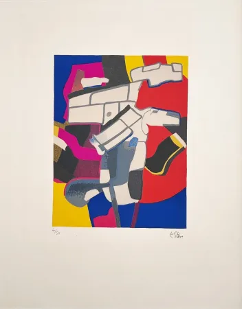 Литография Esteve - Bougri 