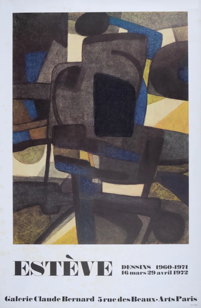 Литография Esteve - Dessins, 1972