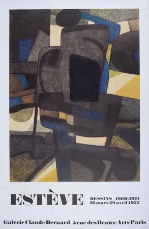 Литография Esteve - Dessins, 1972