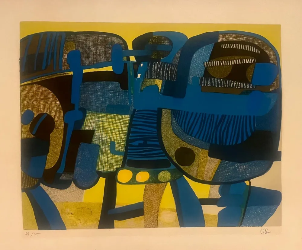 Литография Esteve - Deux Larrons 