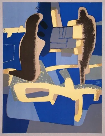 Литография Esteve - Face à face