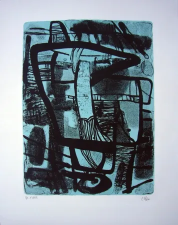 Литография Esteve - Grande noire