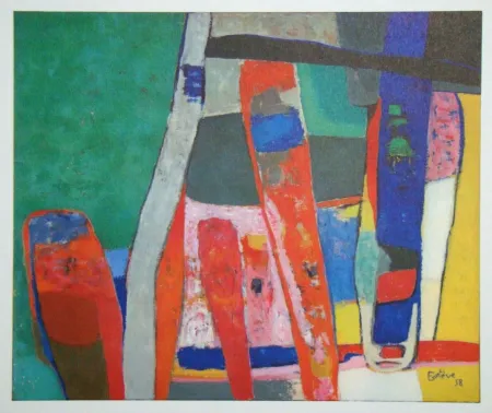 Литография Esteve - L'Aumance