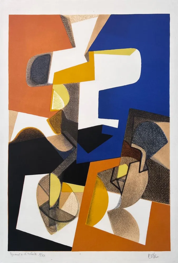 Литография Esteve - Le Prince 