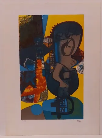 Литография Esteve - Lunaire administratif 