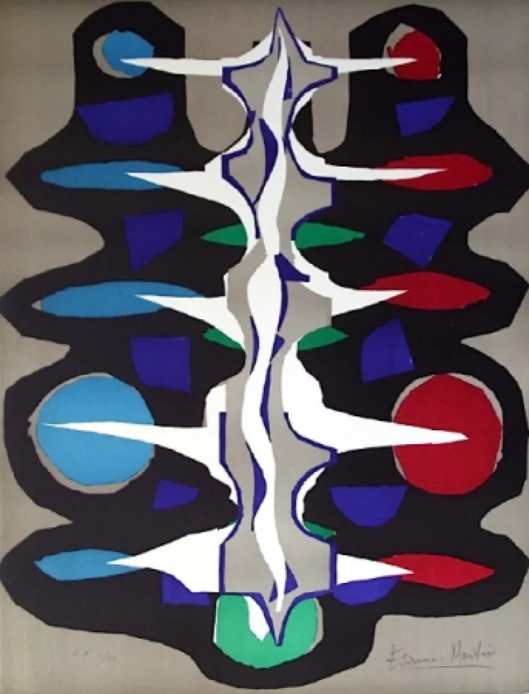 Литография Etienne-Martin - Sans titre