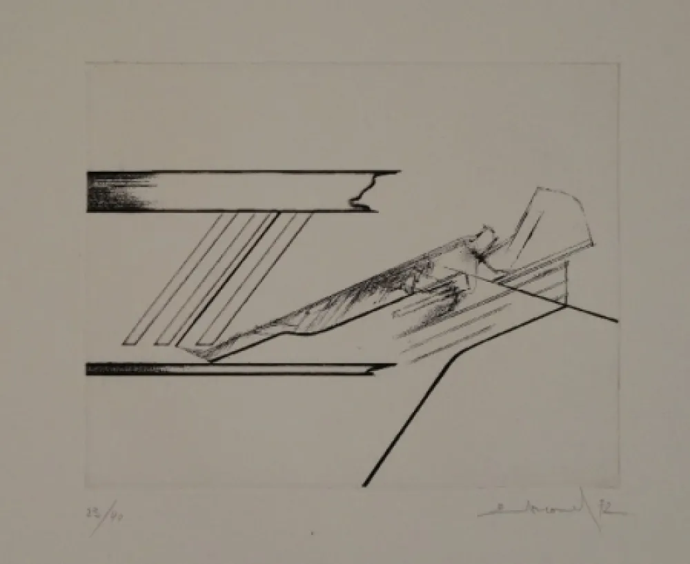 Офорт Evrard - 6 gravures originales